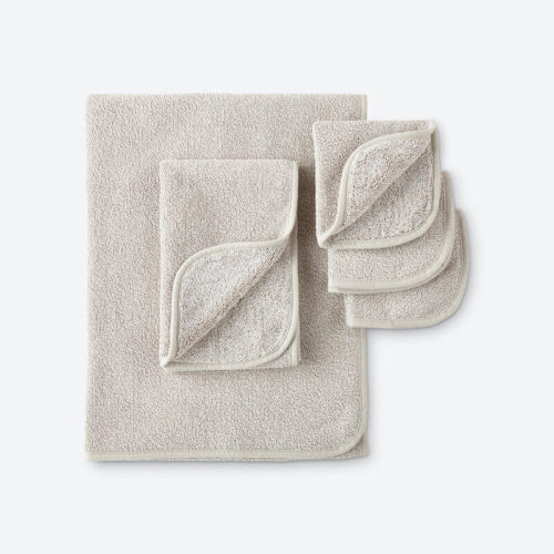 Norwex Ultra-Plush Towel Set - Heathered Oatmeal