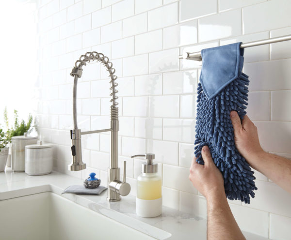 Norwex Chenille Hand Towel - Graphite