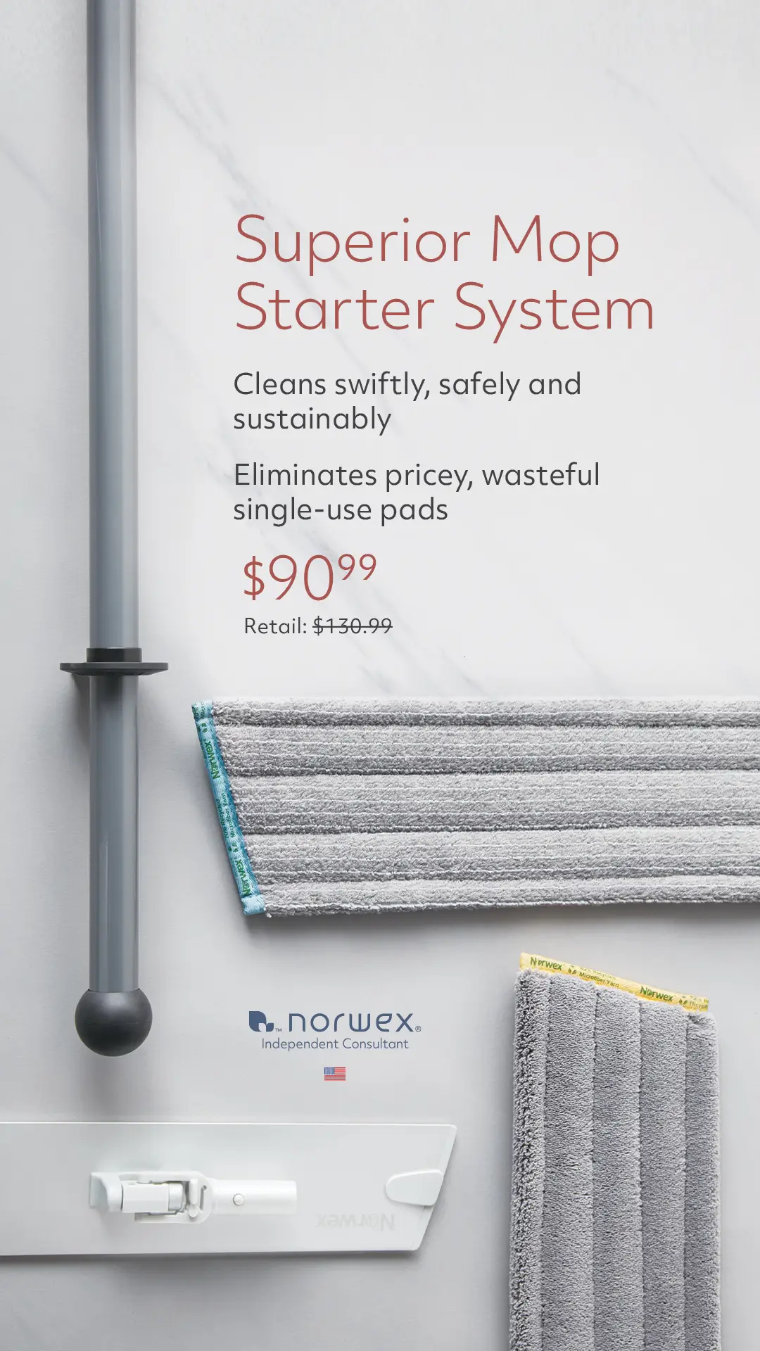 Save 30% on Norwex Mop Systems | Norwex Flash Sale February 6 - March 1, 2024