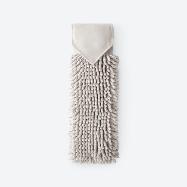 Norwex Chenille Hand Towel - Heathered Oatmeal