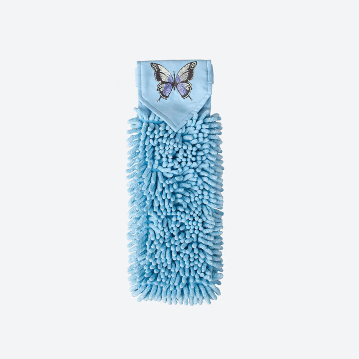 Norwex Chenille Butterfly Blue Hand Towel selling