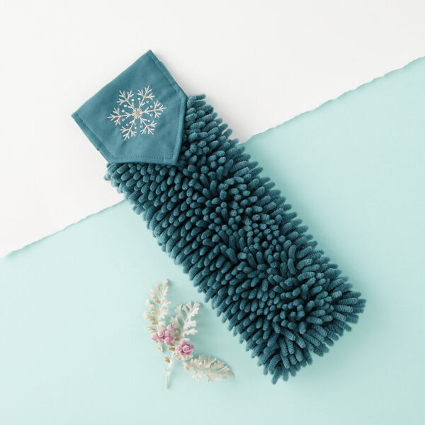 Norwex Chenille Hand Towel - Snowflake