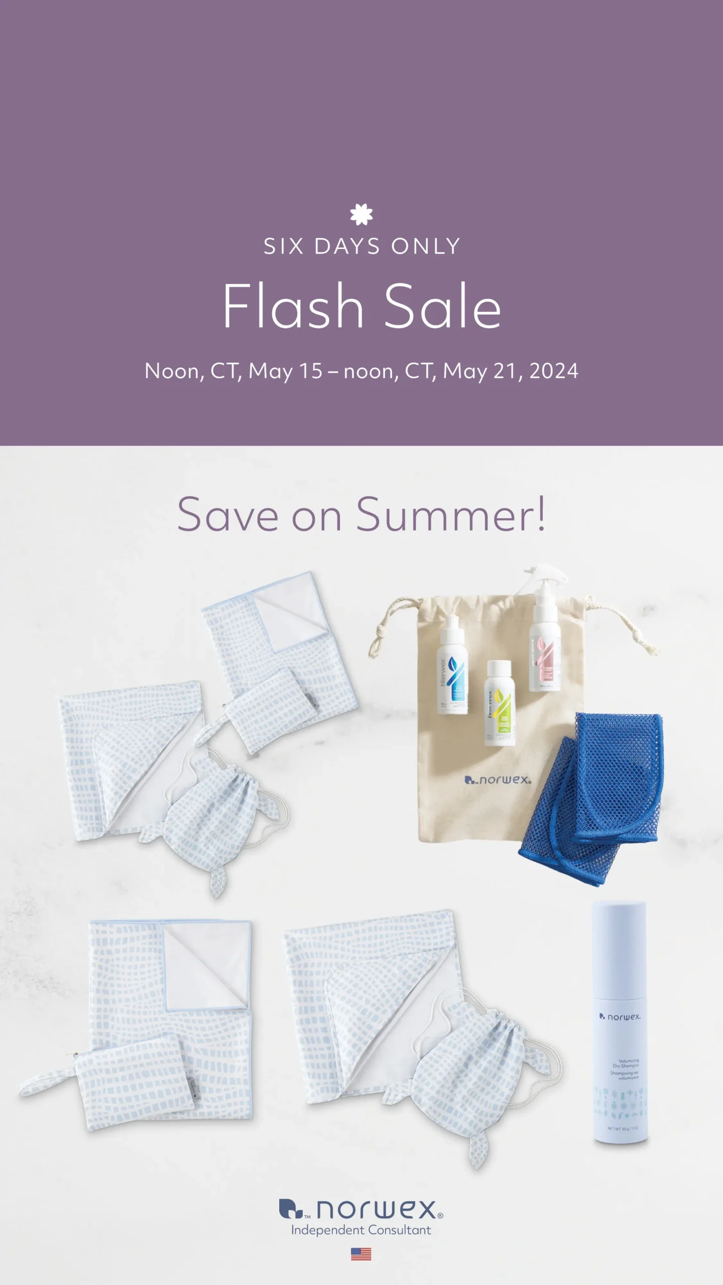 Norwex Summer Flash Sale | May 15-21, 2024
