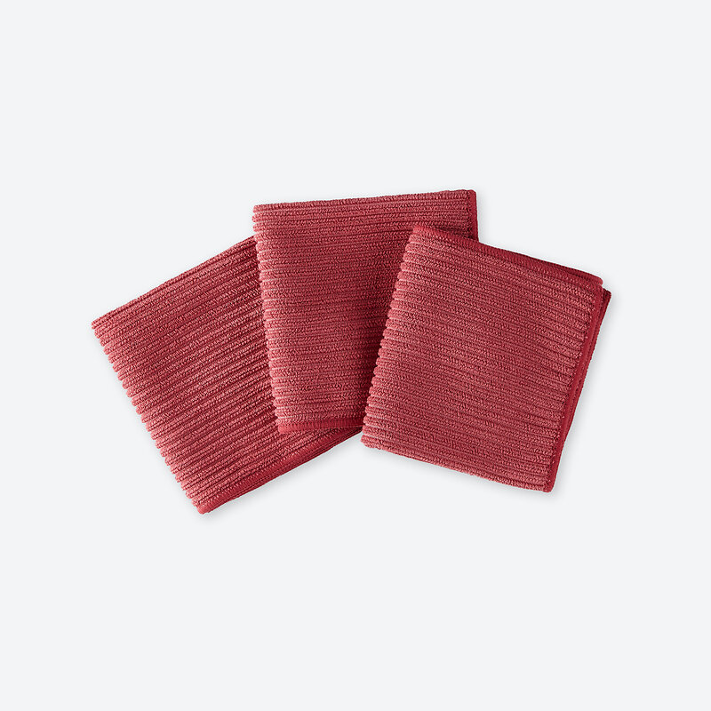 Norwex Channel Textured Kitchen Cloth Trio - Pomegranate | David Hong ...