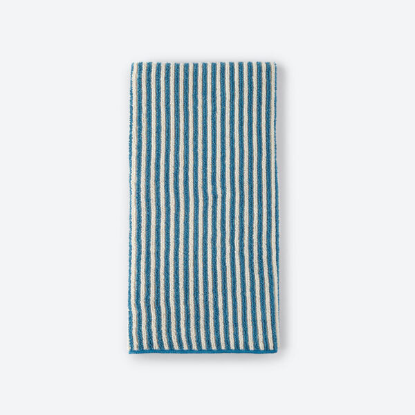 Norwex Hand Towel - Teal/Vanilla Stripes