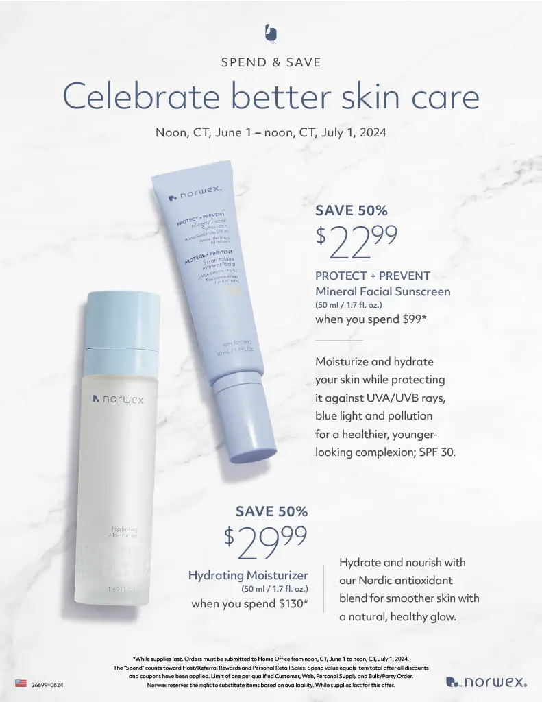 Norwex June 2024 Spend & Save Special
