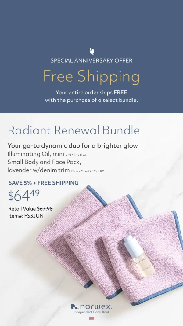 Norwex Radiant Renewal Bundle | FREE Shipping