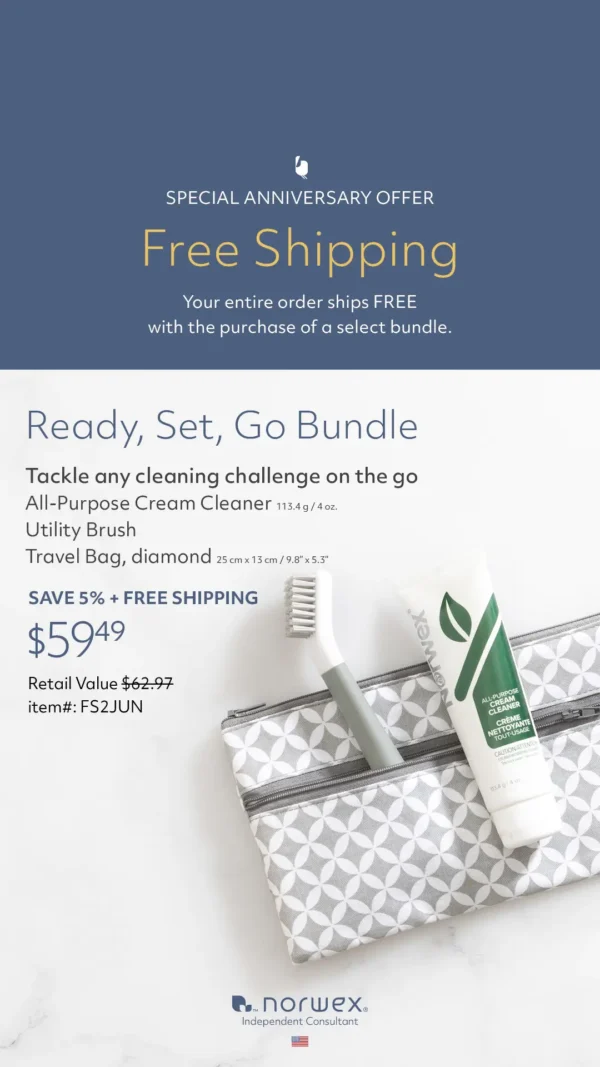 Norwex Ready, Set, Go Bundle | FREE Shipping