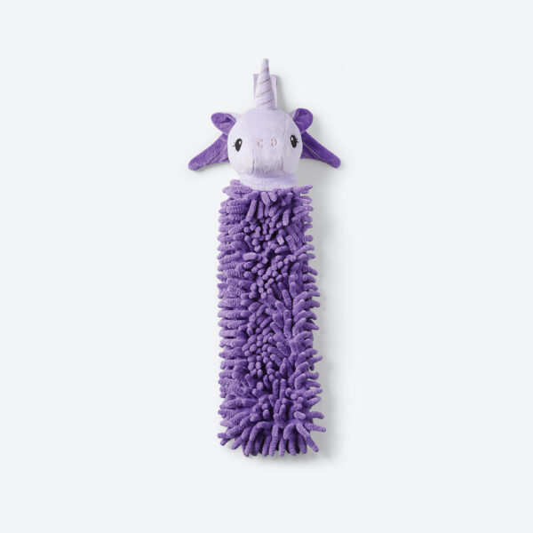 Norwex Kids Purple Unicorn Pet to Dry Hand Towel