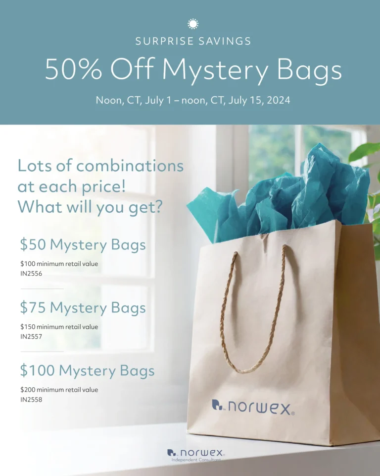 Norwex Mystery Bags July 2024