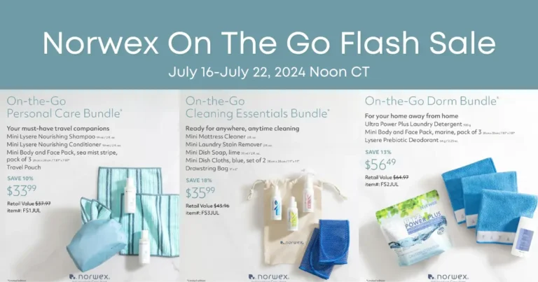 Norwex On the Go Flash Sale | Shop Now through July 22, 2024