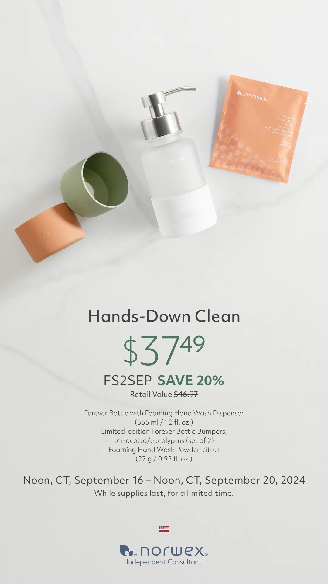 Norwex Flash Sale | Save up to 25% off from 9/16 - 9/20 on select bundles