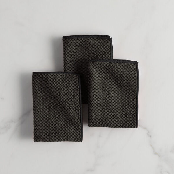 Norwex Onyx Diamond Textured Kitchen Cloth Trio