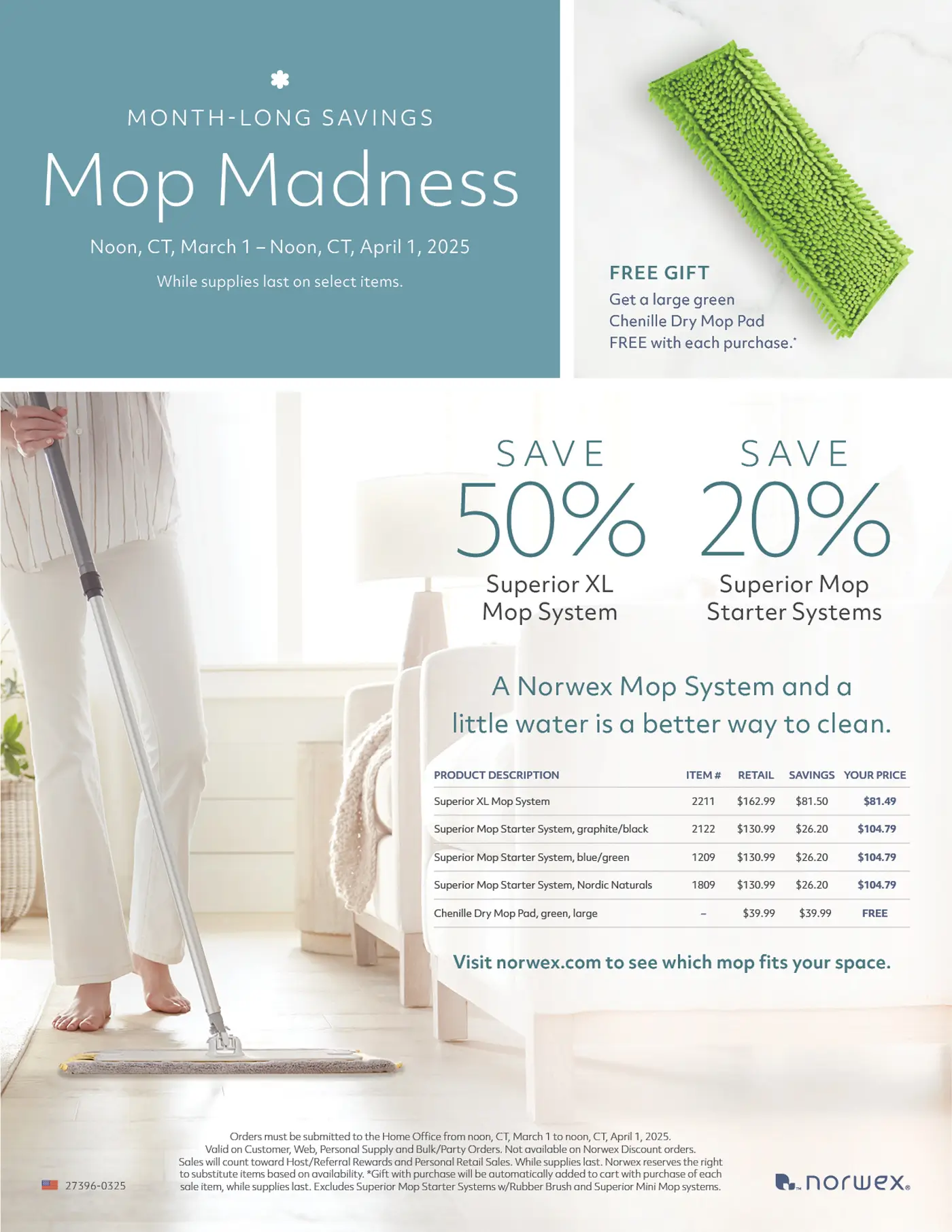 Norwex Mop Madness Sale | Shop March 2025