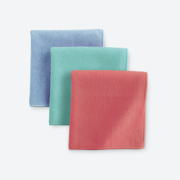 Norwex EnviroCloth Trio: Blue, Caribbean, Coral