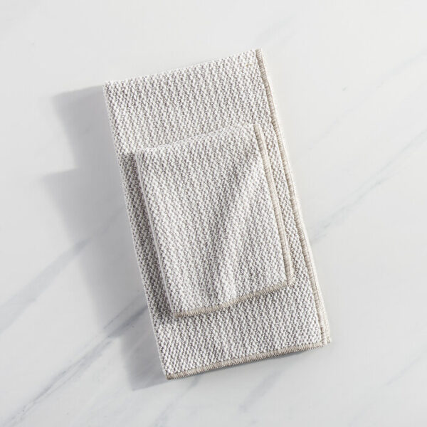 Norwex2 (48) Norwex Diamond Textured Kitchen Towel & Cloth Set - Heathered Oatmeal